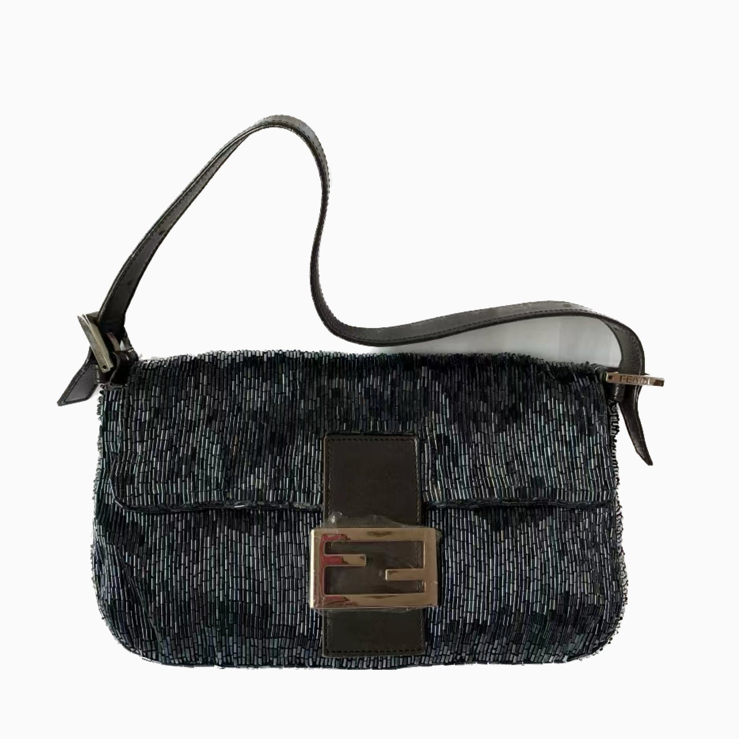 Fendi Baguette Black waterfall Glitter