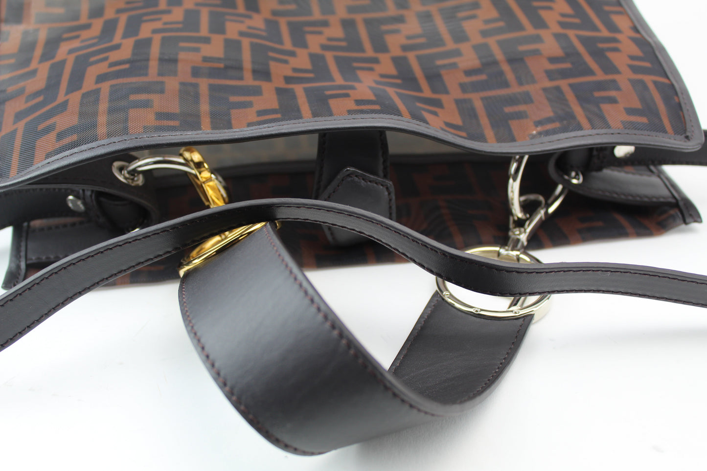 Fendi Runaway FF Mesh  Tote Bag
