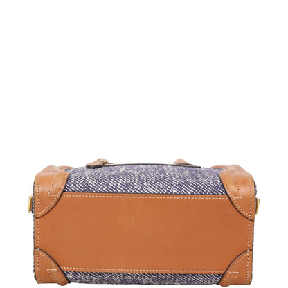 Celine Nano Luggage Tote Denim