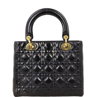 Dior Lady Dior Medium Patent