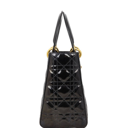 Dior Lady Dior Medium Patent