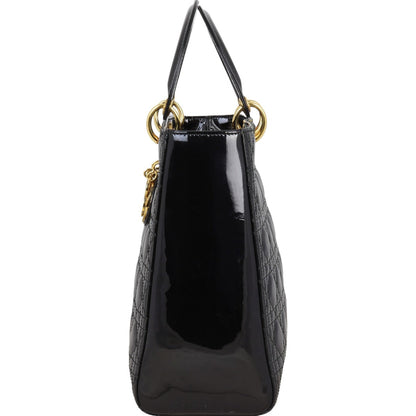 Dior Lady Dior Large Patent