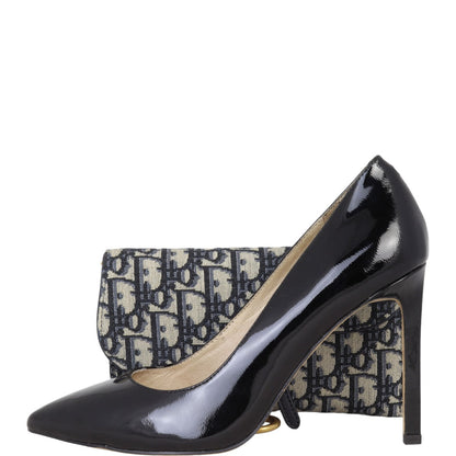 Dior Saddle Wallet on Chain Oblique