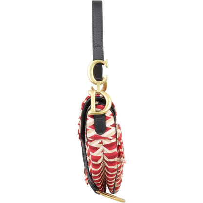 Dior Saddle Bag Embroidered Beaded