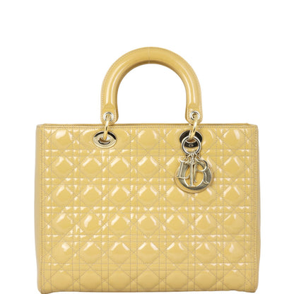 Dior Lady Dior Large Patent