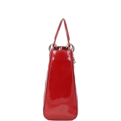 Dior Lady Dior Large Patent