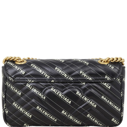 Gucci X Balenciaga The Hacker Project GG Marmont Matelasse Small Shoulder Bag