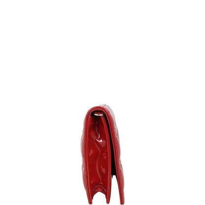 Dior Lady Dior Patent Cannage Pouch