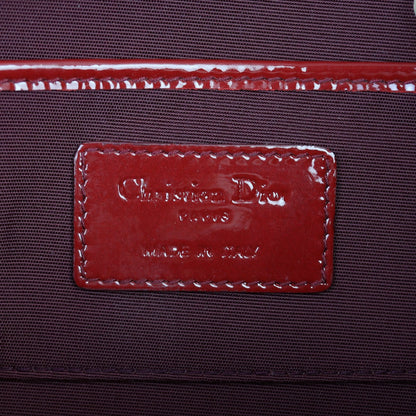 Dior Lady Dior Patent Cannage Pouch