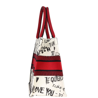 Dior Book Tote Medium DiorAmour Graffiti