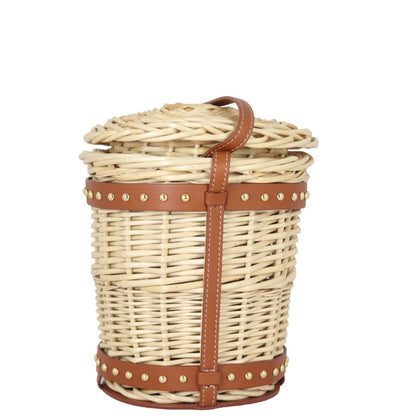 Celine Panier Wicker Bucket Bag