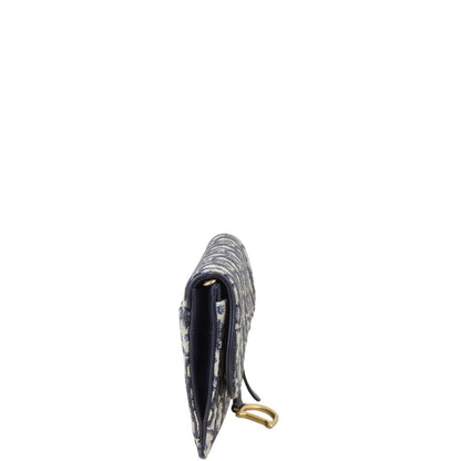 Dior Saddle Wallet on Chain Oblique