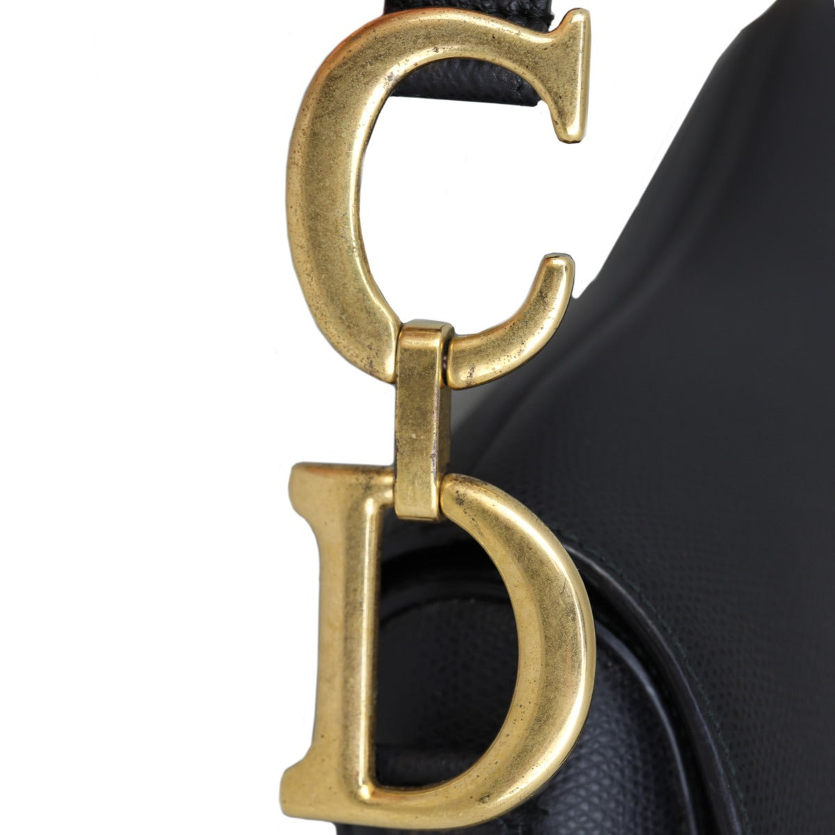 Dior Saddle Bag with Embroidered Shoulder Strap