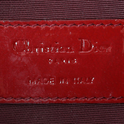 Dior Lady Dior Patent Cannage Pouch