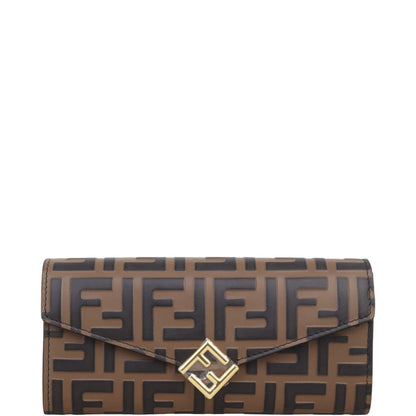 Fendi FF Diamonds Continental Wallet on Chain