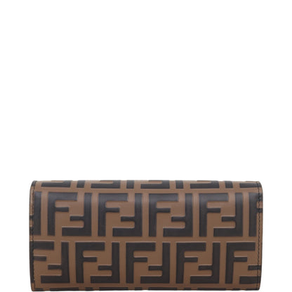 Fendi FF Diamonds Continental Wallet on Chain