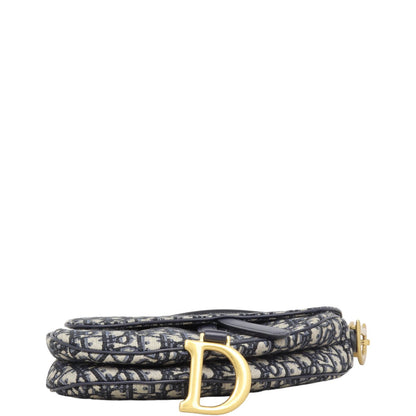 Dior Saddle Bag with Embroidered Strap