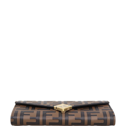 Fendi FF Diamonds Continental Wallet on Chain