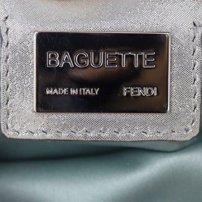 Fendi Baguette Bag Silver