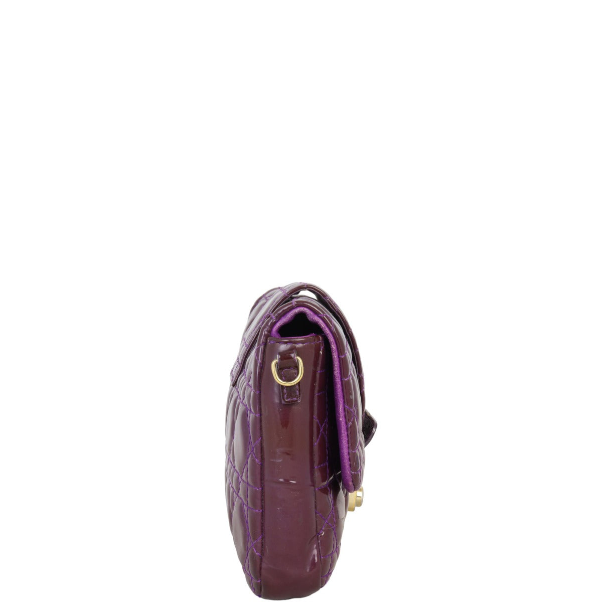 Dior Cannage New Lock Patent Pouch