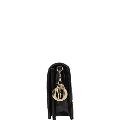 Dior Lady Dior Patent Cannage Pouch