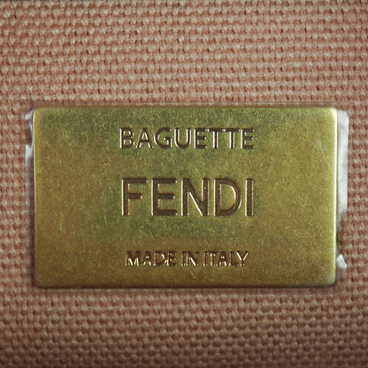 Fendi FF Baguette Bag Canvas