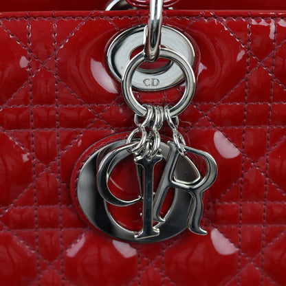Dior Lady Dior Large Patent