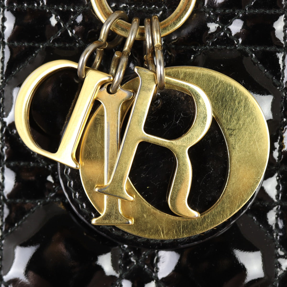 Dior Lady Dior Large Patent