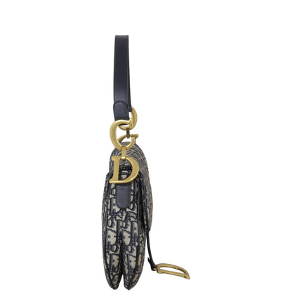 Dior Saddle Bag with Strap Oblique