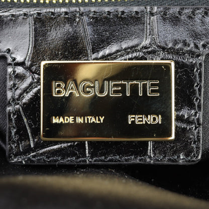 Fendi Baguette Crystal Embellished Bag
