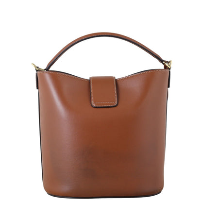 Celine Louise Triomphe Bucket Bag Medium