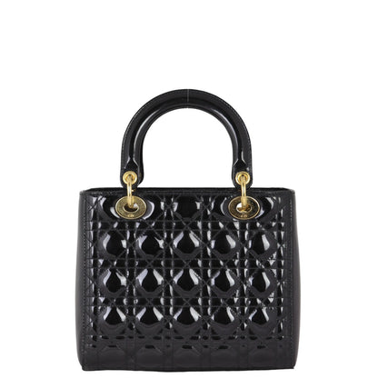 Dior Lady Dior Medium Patent
