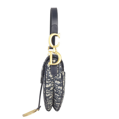Dior Saddle Bag with Strap Oblique