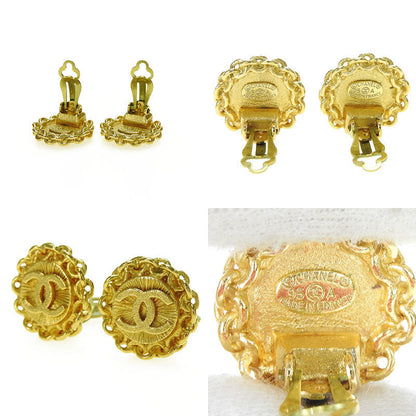 CHANEL Earring plating gold Women
