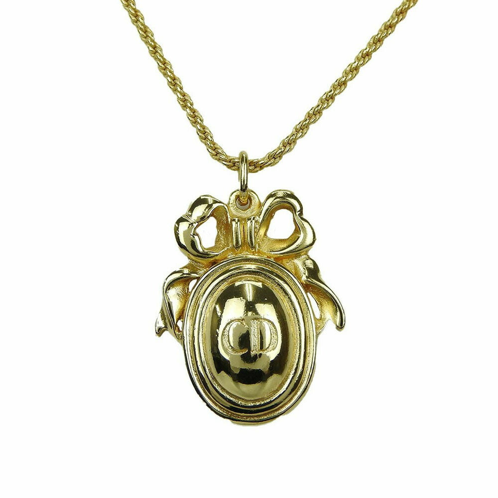 Dior Necklace Gold Plated gold Women