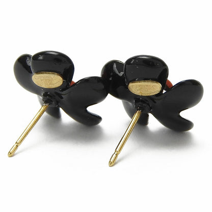 CHANEL Pierce Plastic, Metal black Women