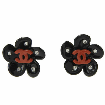 CHANEL Pierce Plastic, Metal black Women
