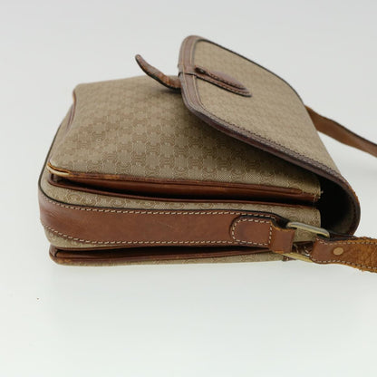 Luxury CELINE Macadam Canvas Shoulder Bag Beige  ki2254