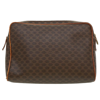 Luxury CELINE Macadam Canvas Clutch Bag Brown  ki2485