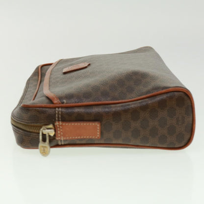 Luxury CELINE Macadam Canvas Clutch Bag Brown  ki2485