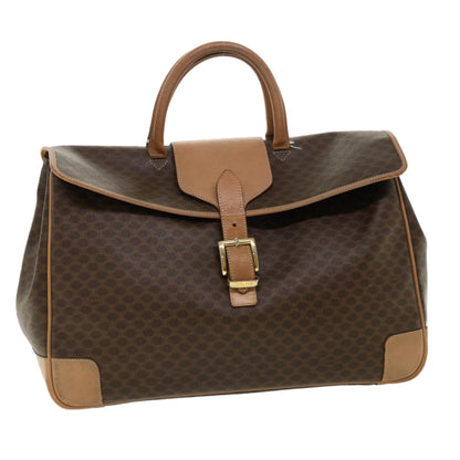 Luxury CELINE Macadam Canvas Hand Bag Brown  ki2486