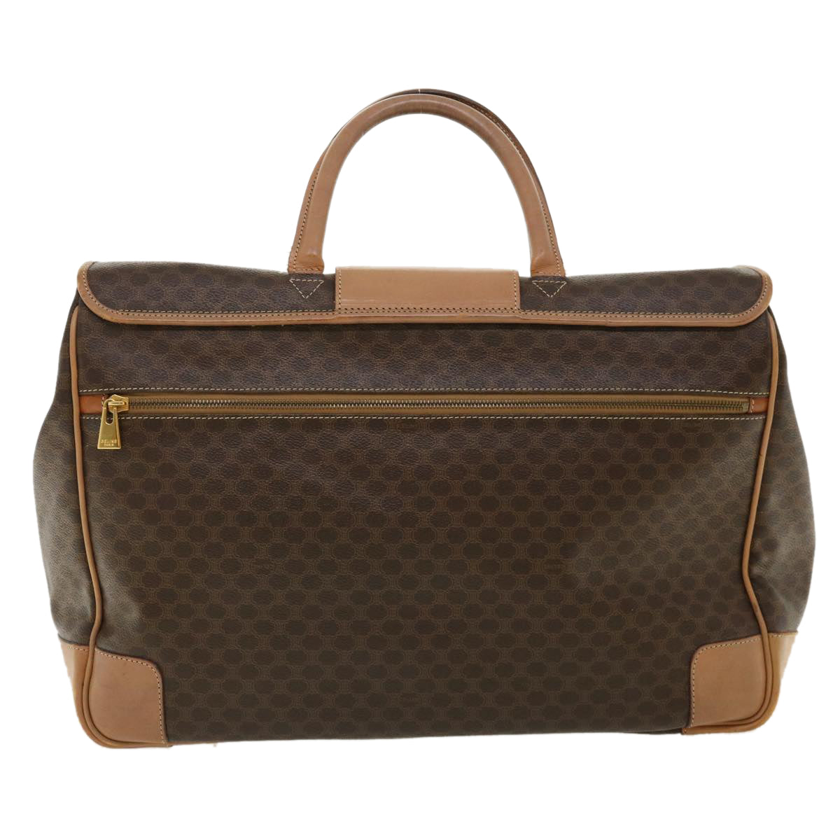 Luxury CELINE Macadam Canvas Hand Bag Brown  ki2486