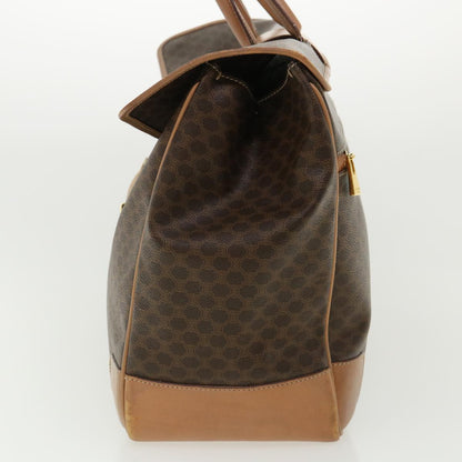 Luxury CELINE Macadam Canvas Hand Bag Brown  ki2486