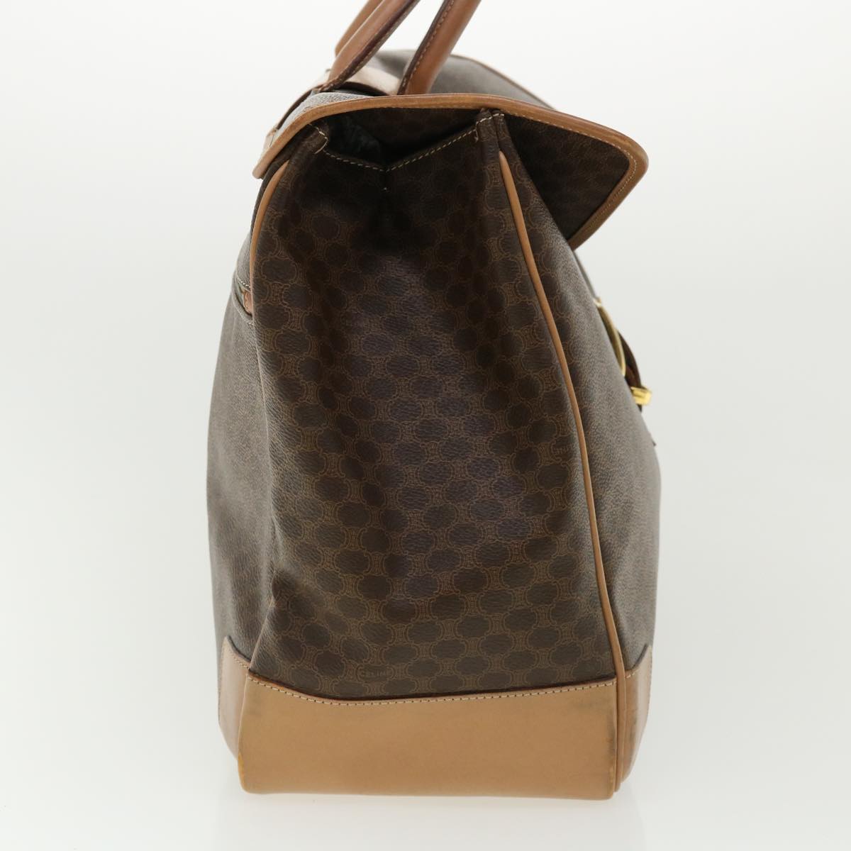 Luxury CELINE Macadam Canvas Hand Bag Brown  ki2486