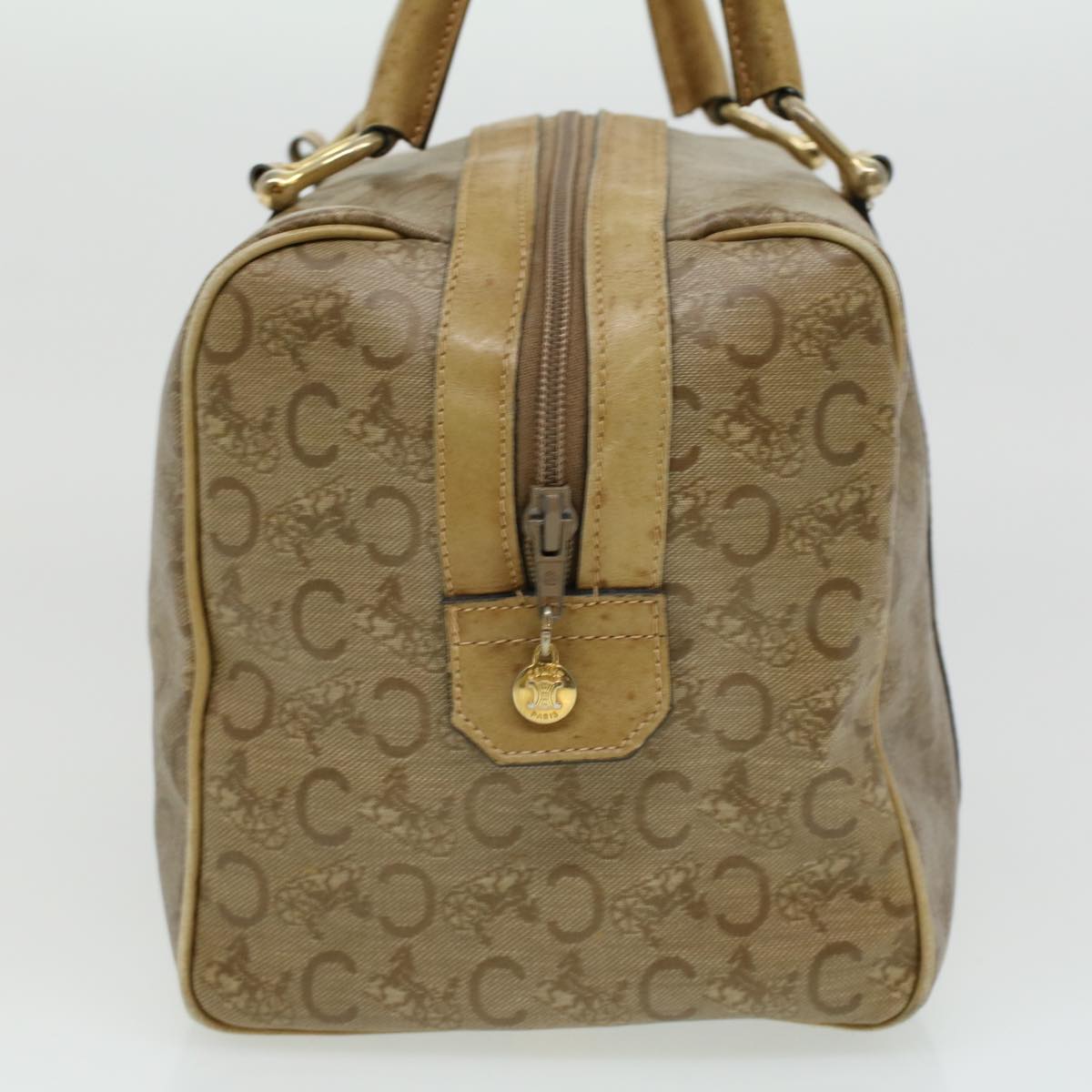 Luxury CELINE C Macadam Canvas Hand Bag Beige  ki2542