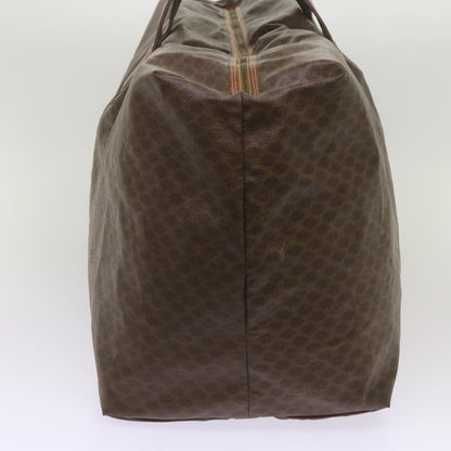 Luxury CELINE Macadam Canvas Boston Bag PVC Brown  ki4112