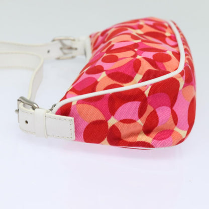 Luxury CELINE Pouch Canvas Pink Red  ki4572