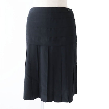 CHANEL skirt Main: 100% silk black Women 34