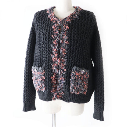 CHANEL knit Main: 100% cashmere, part: 43% wool, part: 25% cashmere, part: 13% lyocell, part: 10% polyamide Charcoal Gray x Multi Women
