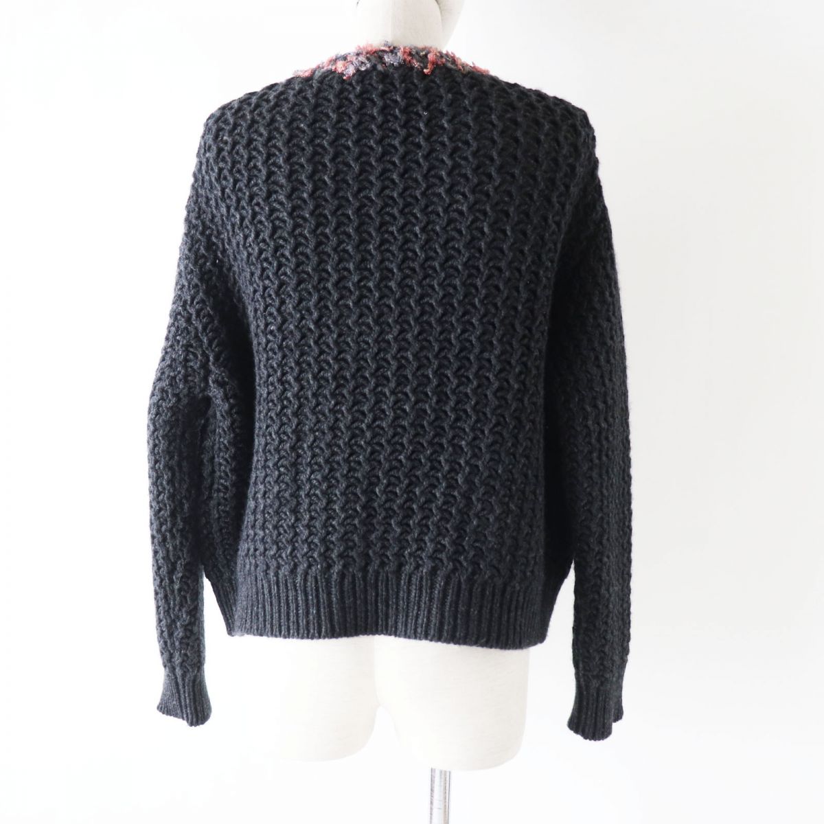 CHANEL knit Main: 100% cashmere, part: 43% wool, part: 25% cashmere, part: 13% lyocell, part: 10% polyamide Charcoal Gray x Multi Women